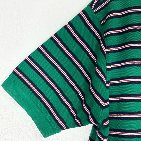 Polo Ralph Lauren | green multicolored striped polo shirt short sleeve red blue - Picture 16 of 16